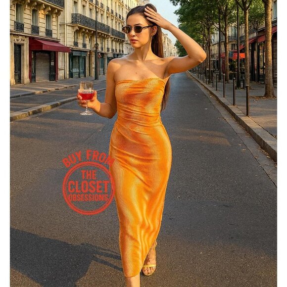 ZARA Fitted Midi Dress NWT LAST ONE!!! - Picture 3 of 16